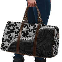 Monotone Polynesian Starfish Unique Pattern Travel Bag