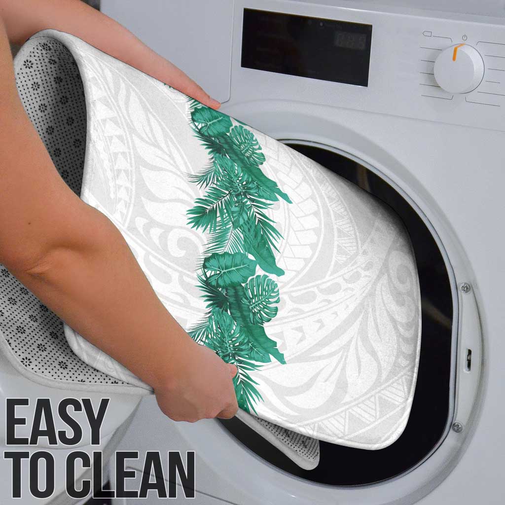 Hawaii Tropical Leaves Bathroom Set Polynesian Pattern