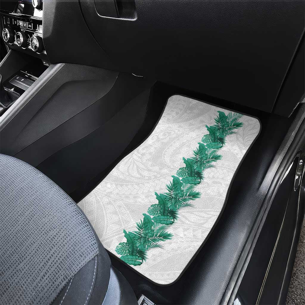 Hawaii Tropical Leaves Car Mats Polynesian Pattern