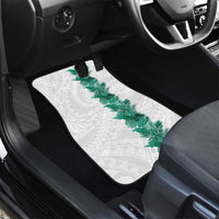 Hawaii Tropical Leaves Car Mats Polynesian Pattern
