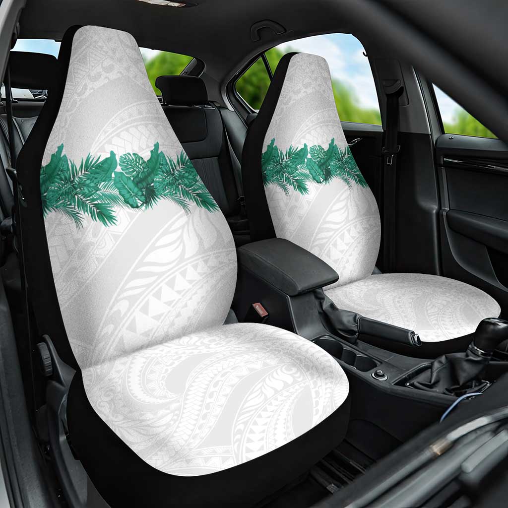 Hawaii Tropical Leaves Car Seat Cover Polynesian Pattern