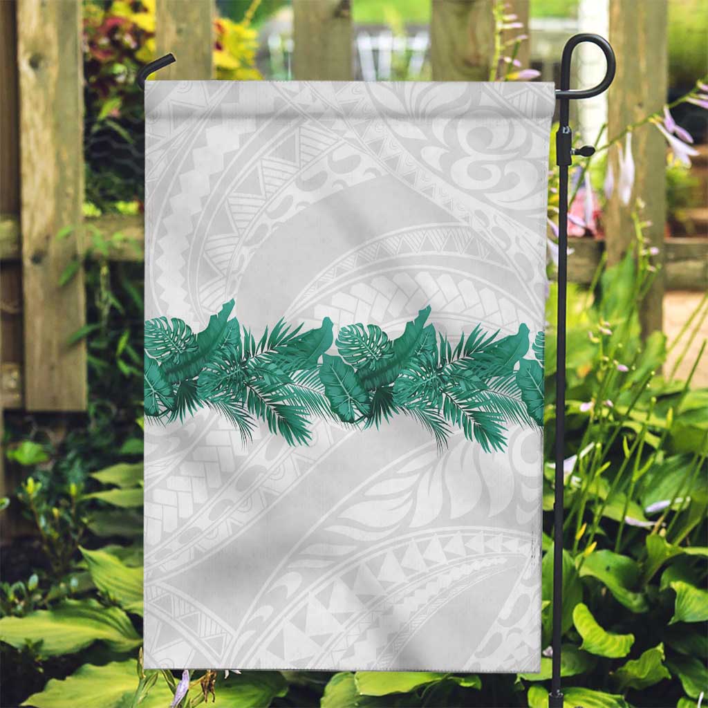 Hawaii Tropical Leaves Garden Flag Polynesian Pattern
