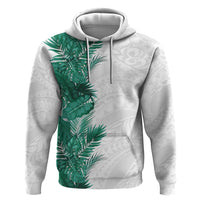 Hawaii Tropical Leaves Hoodie Polynesian Pattern