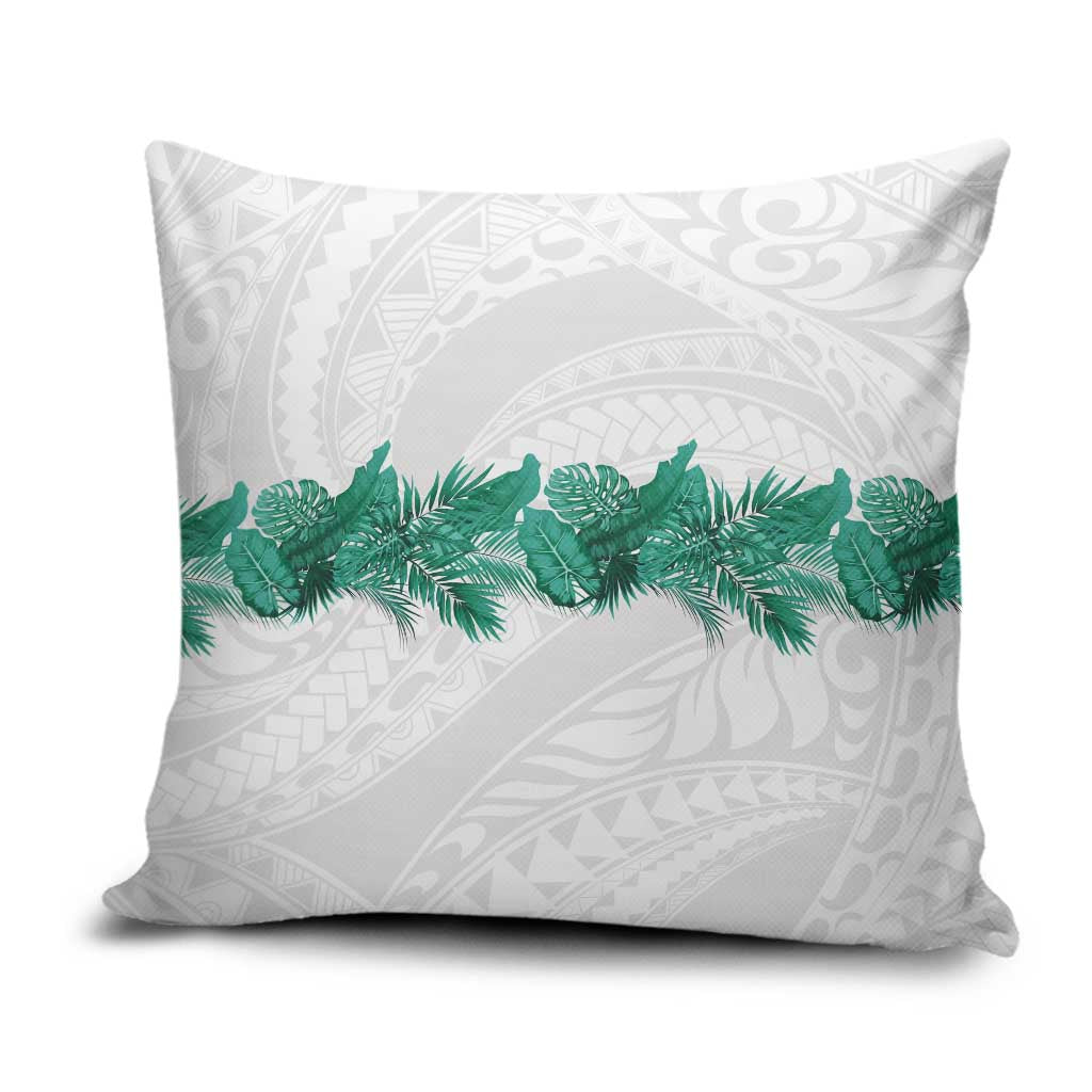 Hawaii Tropical Leaves Pillow Cover Polynesian Pattern