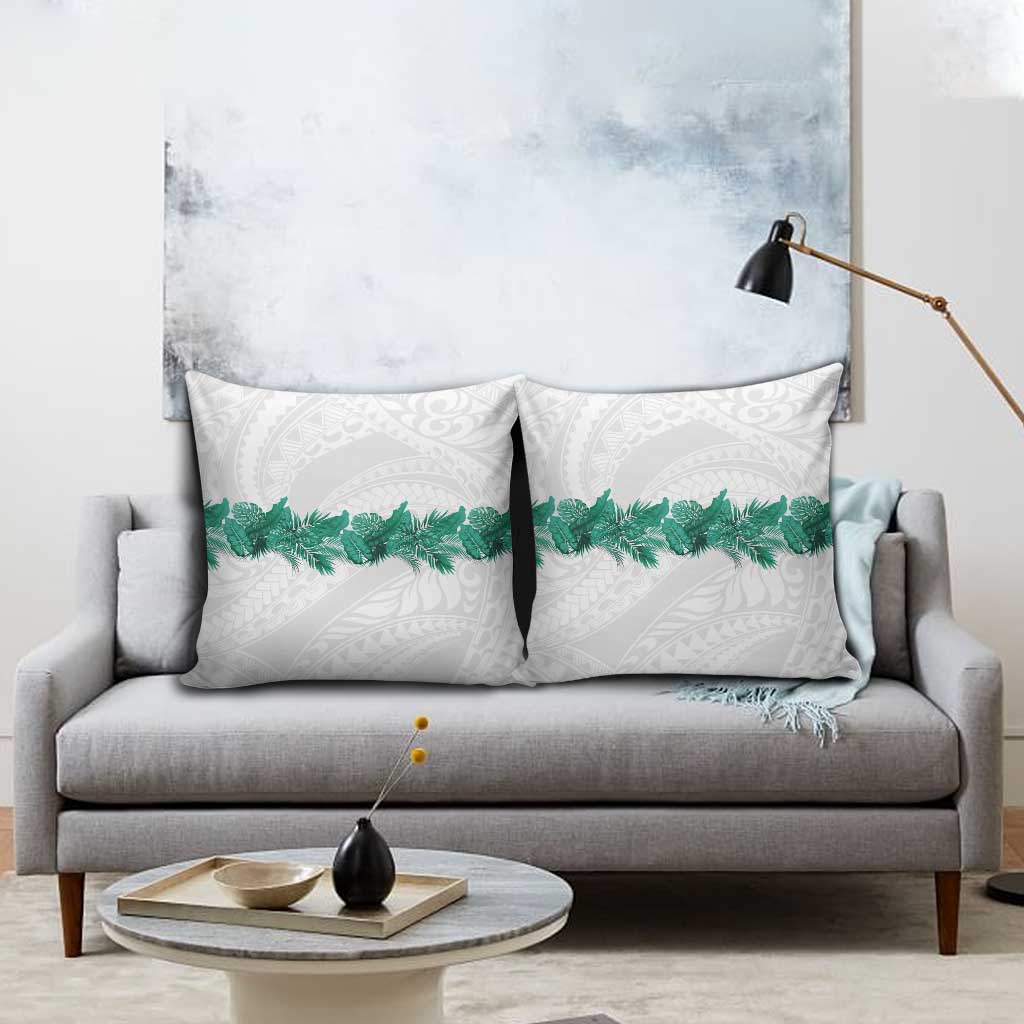 Hawaii Tropical Leaves Pillow Cover Polynesian Pattern