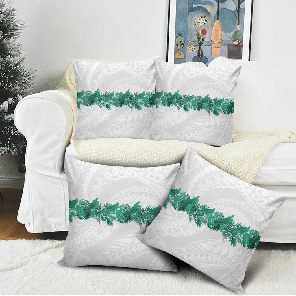 Hawaii Tropical Leaves Pillow Cover Polynesian Pattern