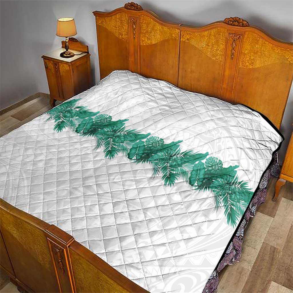 Hawaii Tropical Leaves Quilt Polynesian Pattern