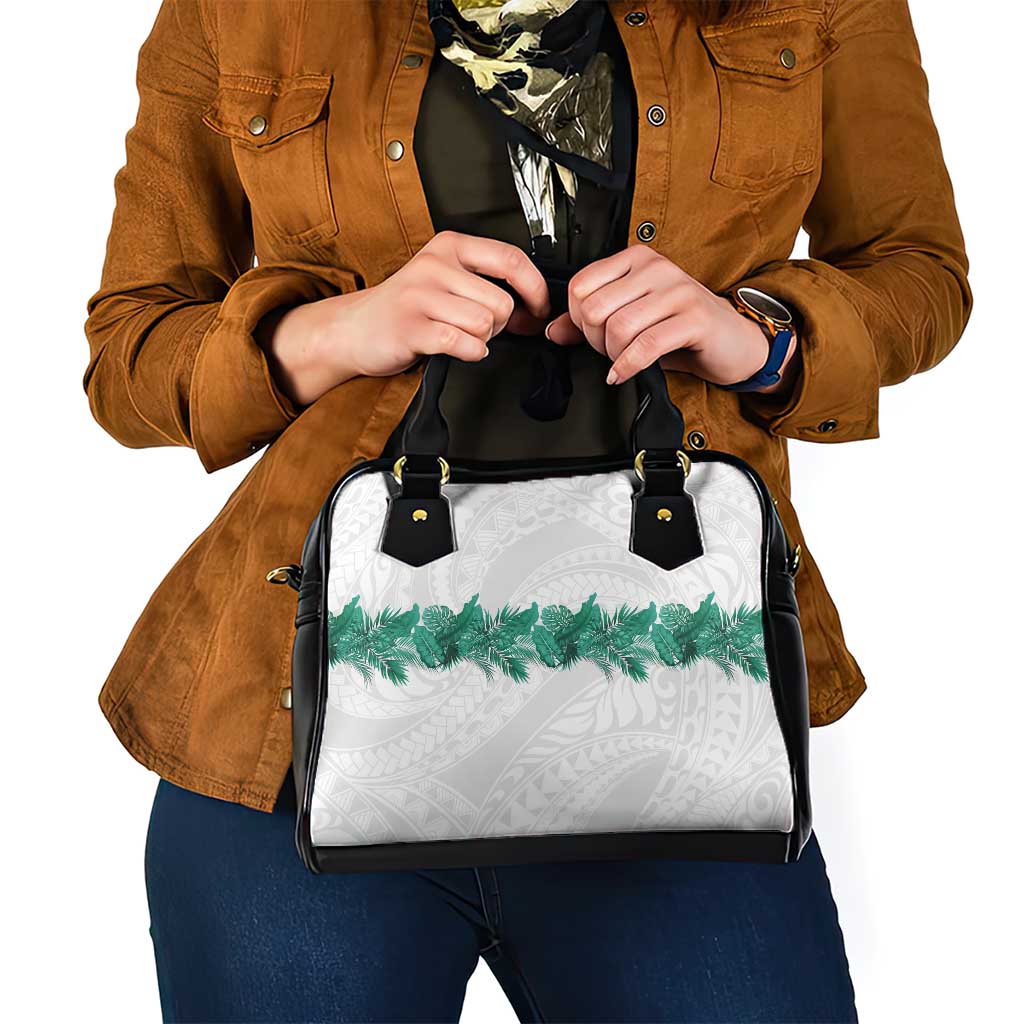 Hawaii Tropical Leaves Shoulder Handbag Polynesian Pattern