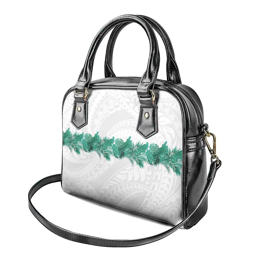 Hawaii Tropical Leaves Shoulder Handbag Polynesian Pattern