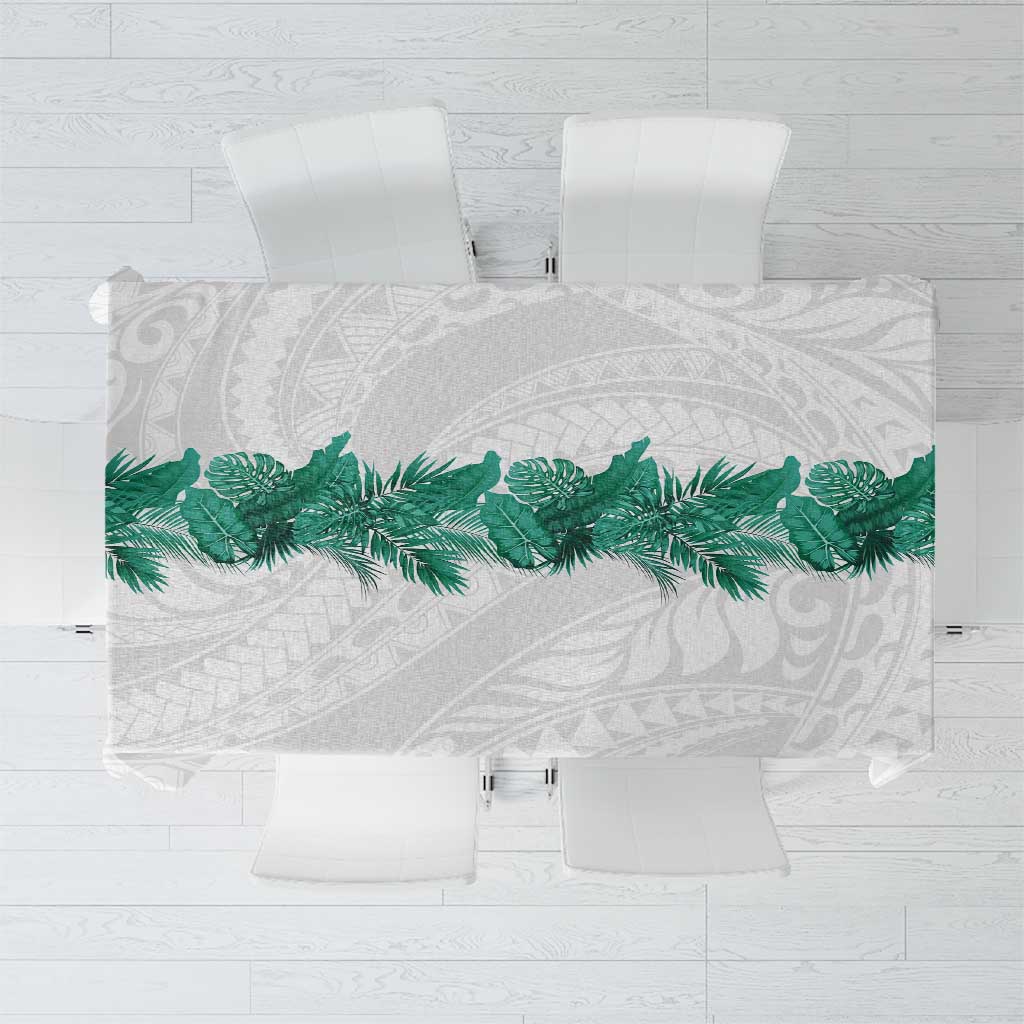 Hawaii Tropical Leaves Tablecloth Polynesian Pattern