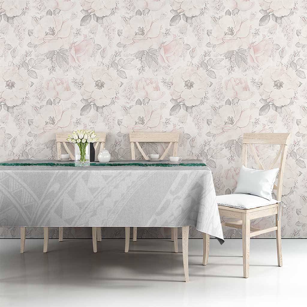 Hawaii Tropical Leaves Tablecloth Polynesian Pattern