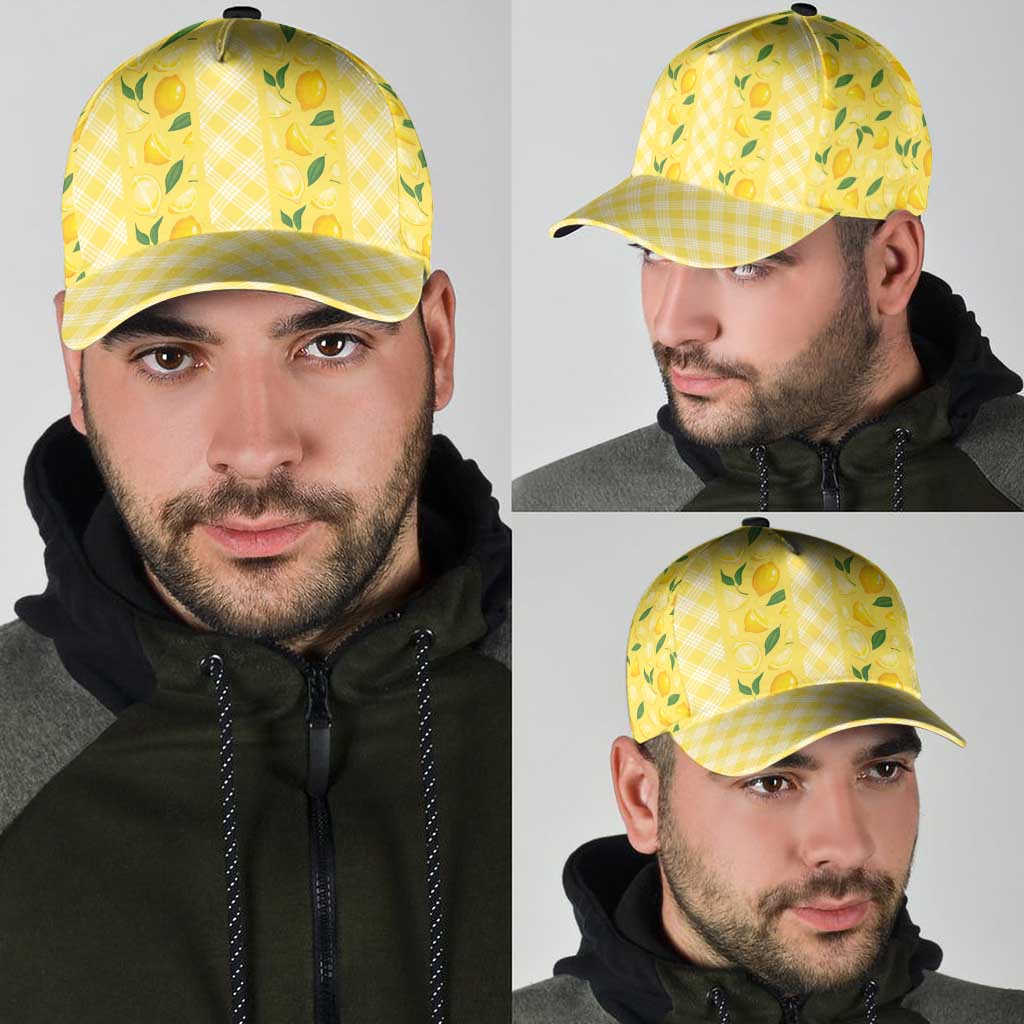 Hawaii Lemon Palaka Classic Cap Striped Stylized LT01 - Polynesian Pride
