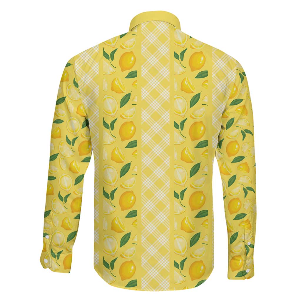 Hawaii Lemon Palaka Family Matching Off Shoulder Maxi Dress and Hawaiian Shirt Striped Stylized LT01 - Polynesian Pride
