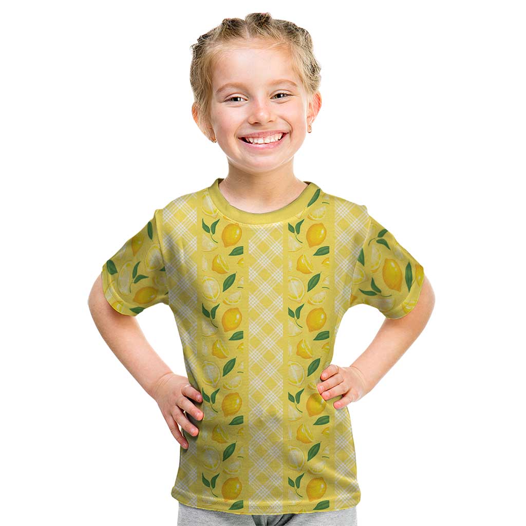 Hawaii Lemon Palaka Kid T Shirt Striped Stylized