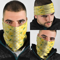 Hawaii Lemon Palaka Neck Gaiter Striped Stylized