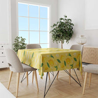 Hawaii Lemon Palaka Tablecloth Striped Stylized