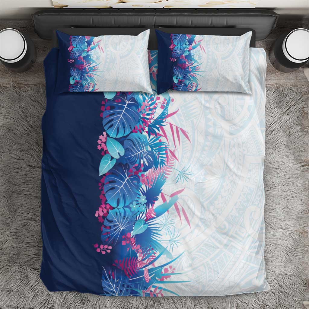 Hawaii Tropical Plant UliUli Bedding Set Vibrant Polynesian Pattern