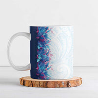 Hawaii Tropical Plant UliUli Ceramic Mug Vibrant Polynesian Pattern