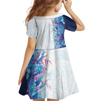 Hawaii Tropical Plant UliUli Family Matching Off Shoulder Maxi Dress and Hawaiian Shirt Vibrant Polynesian Pattern