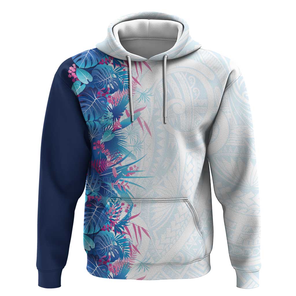 Hawaii Tropical Plant UliUli Hoodie Vibrant Polynesian Pattern