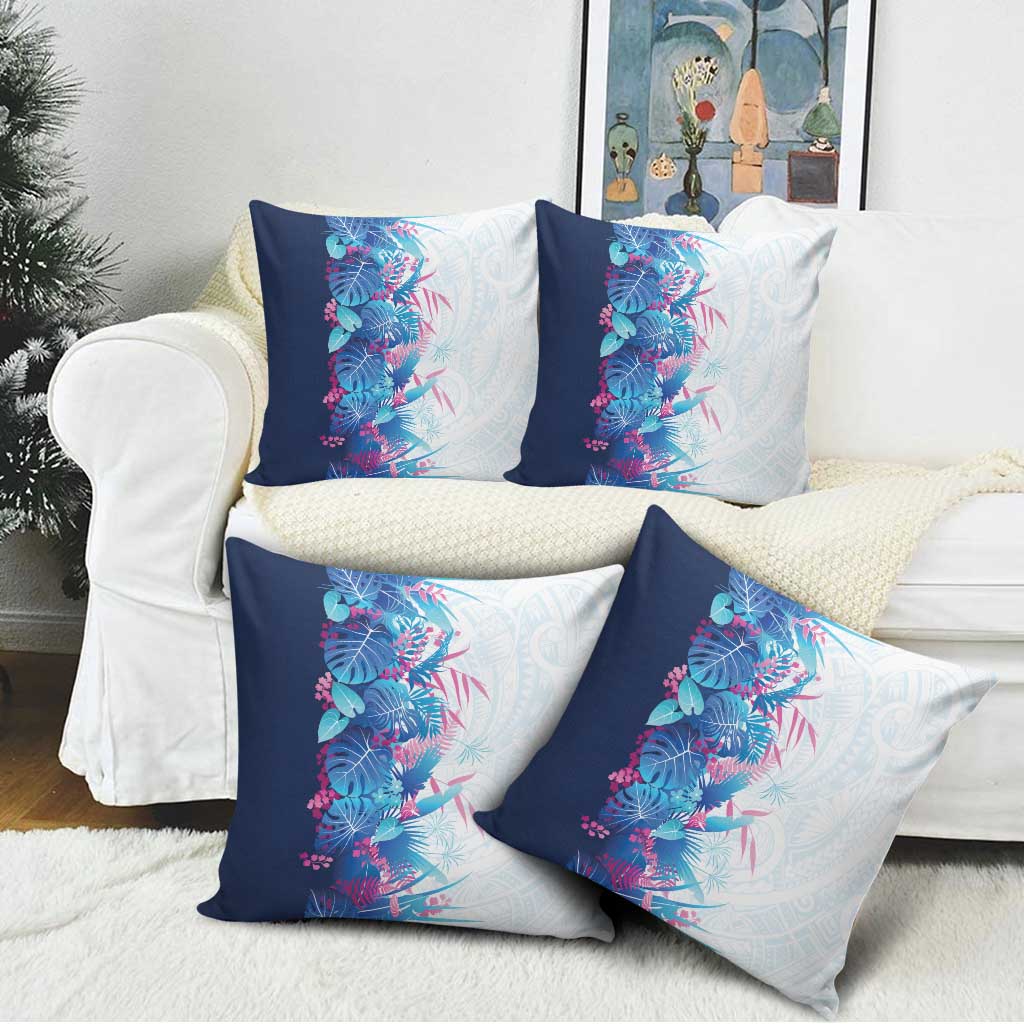 Hawaii Tropical Plant UliUli Pillow Cover Vibrant Polynesian Pattern