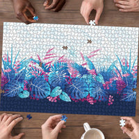 Hawaii Tropical Plant UliUli Puzzle Vibrant Polynesian Pattern