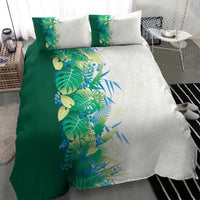 Hawaii Tropical Plant Omaomao Bedding Set Vibrant Polynesian Pattern