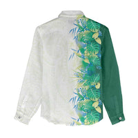 Hawaii Tropical Plant Omaomao Women Casual Shirt Vibrant Polynesian Pattern LT01 - Polynesian Pride