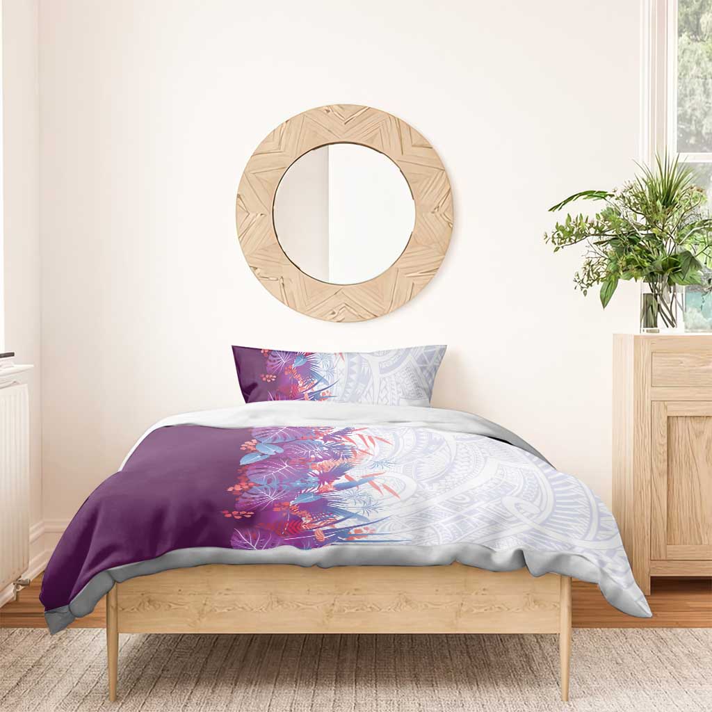 Hawaii Tropical Plant Poni Bedding Set Vibrant Polynesian Pattern LT01 - Polynesian Pride