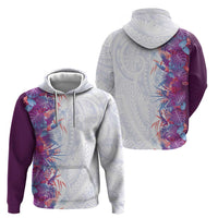 Hawaii Tropical Plant Poni Hoodie Vibrant Polynesian Pattern LT01 - Polynesian Pride