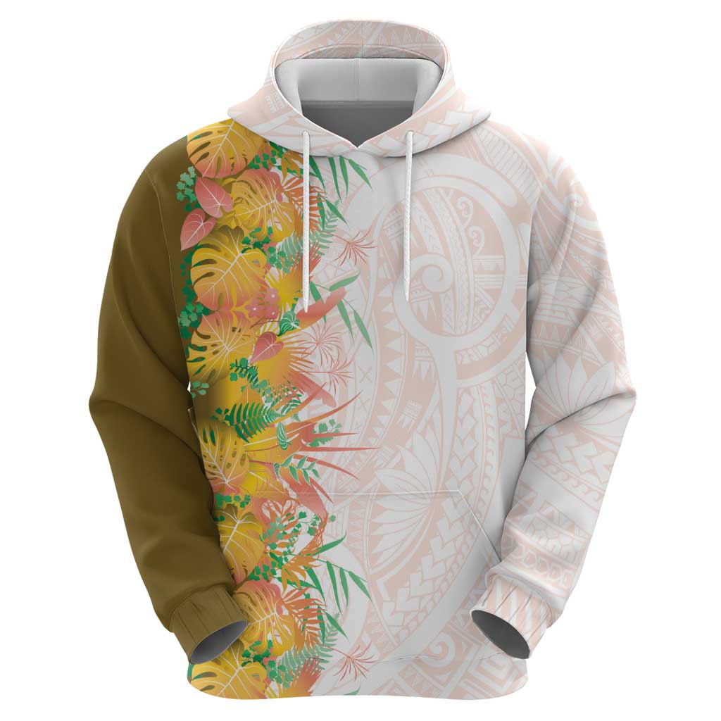 Hawaii Tropical Plant Lenalena Hoodie Vibrant Polynesian Pattern LT01 - Polynesian Pride