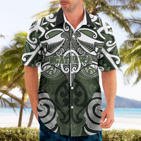 Personalised Maori Ngati Awa Hawaiian Shirt Silver Fern Kowhaiwhai Art
