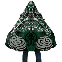 Personalised Maori Ngati Maniapoto Cloak Silver Fern Kowhaiwhai Art