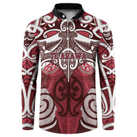 Personalised Maori Te Arawa Button Sweatshirt Silver Fern Kowhaiwhai Art
