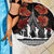 New Zealand ANZAC Day Beach Blanket Poppy With Polynesian Pattern LT01 - Polynesian Pride