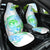Kia Ora Maori New Zealand Pastel Car Seat Cover Sun Ta Moko Aqua Green Version LT01 One Size Aqua - Polynesian Pride