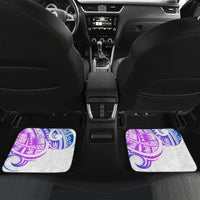 Kia Ora Maori New Zealand Pastel Car Mats Sun Ta Moko Lilac Version LT01 - Polynesian Pride