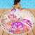 Kia Ora Maori New Zealand Pastel Beach Blanket Sun Ta Moko Sunset Version LT01 - Polynesian Pride