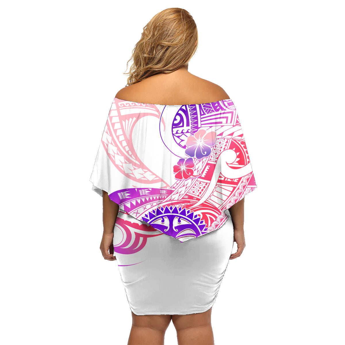 Kia Ora Maori New Zealand Pastel Family Matching Off Shoulder Short Dress and Hawaiian Shirt Sun Ta Moko Sweet Version LT01 - Polynesian Pride
