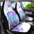 Kia Ora Maori New Zealand Pastel Car Seat Cover Sun Ta Moko Violet Version LT01 - Polynesian Pride