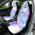 Kia Ora Maori New Zealand Pastel Car Seat Cover Sun Ta Moko Violet Version LT01 - Polynesian Pride