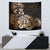 Aotearoa Kia Ora New Zealand Ta Moko Gold Version Tapestry LT01 - Polynesian Pride