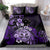 Aotearoa Kia Ora New Zealand Ta Moko Purple Version Bedding Set LT01 - Polynesian Pride
