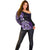 Aotearoa Kia Ora New Zealand Ta Moko Purple Version Off Shoulder Sweater LT01 - Polynesian Pride