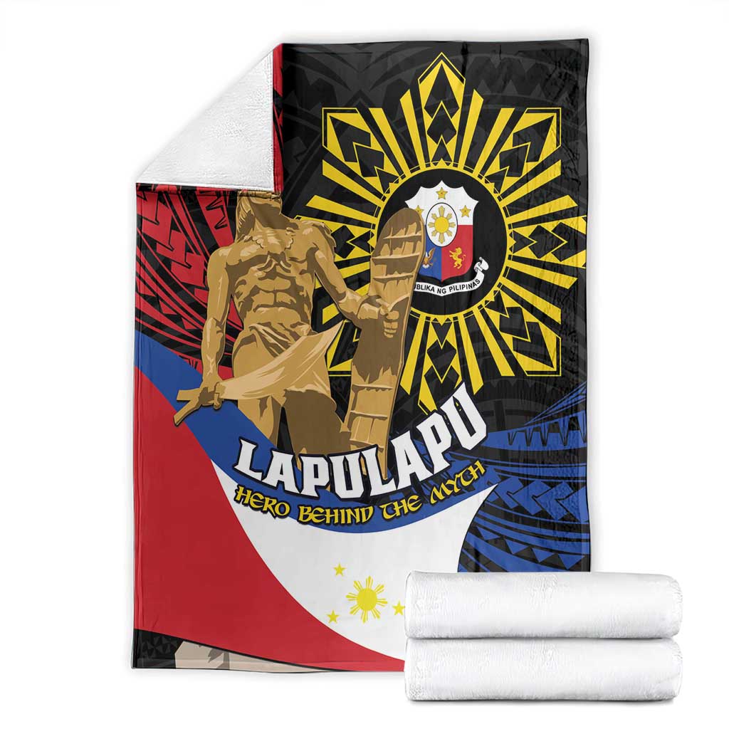 Lapulapu The First Filipino Hero Blanket Polynesian Pattern