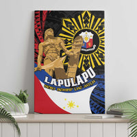 Lapulapu The First Filipino Hero Canvas Wall Art Polynesian Pattern