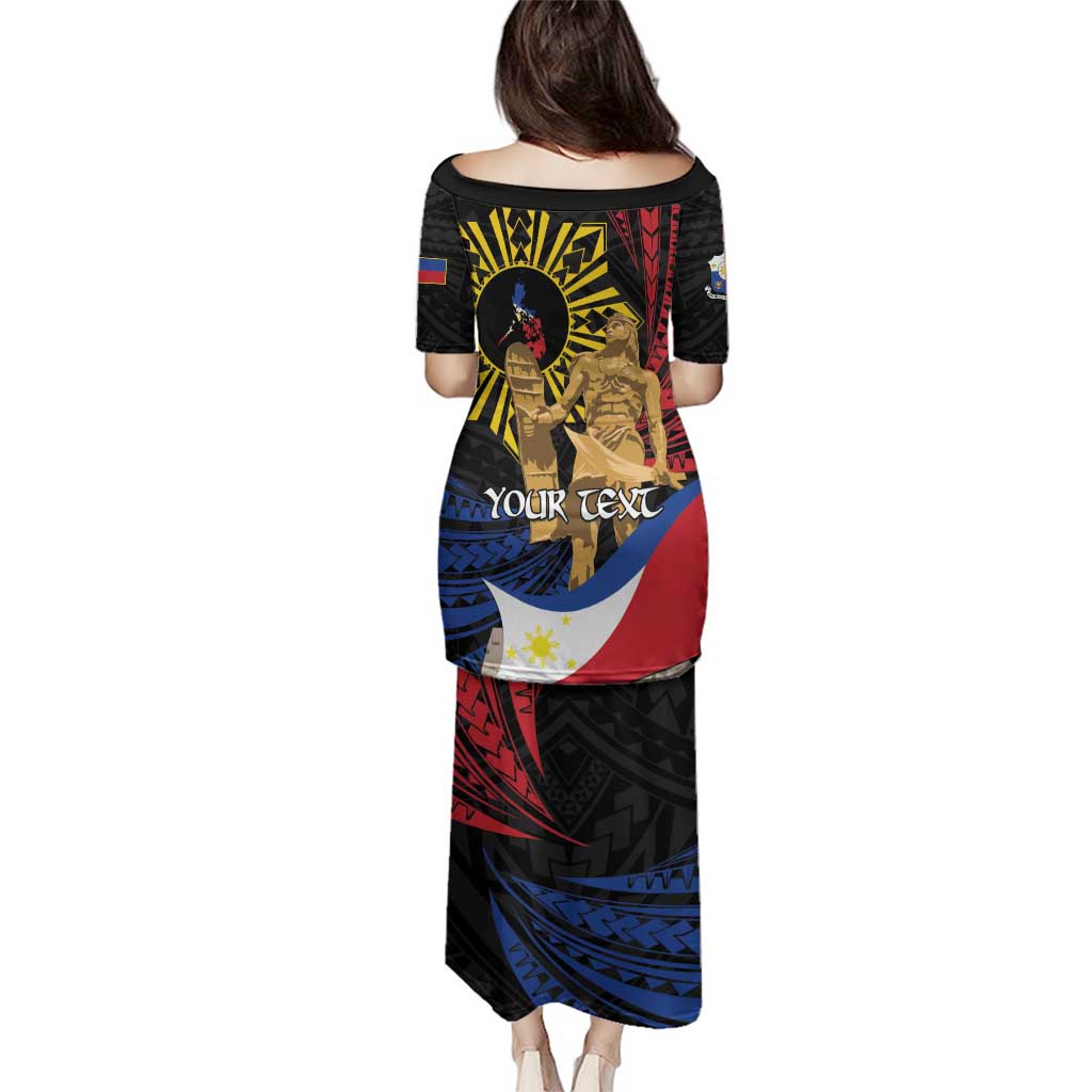 Personalized Lapulapu The First Filipino Hero Family Matching Puletasi and Hawaiian Shirt Polynesian Pattern