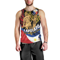 Personalized Lapulapu The First Filipino Hero Men Tank Top Polynesian Pattern