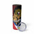Personalized Lapulapu The First Filipino Hero Skinny Tumbler Polynesian Pattern