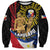 Personalized Lapulapu The First Filipino Hero Sweatshirt Polynesian Pattern